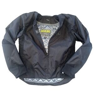 Icon Overlord Stealth Textile Motorcycle Jacket Black Men's L D3O Impact Armor